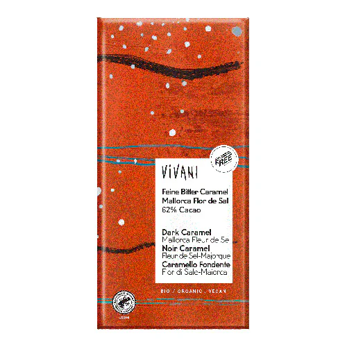 Vivani Mørk Karamel M. Mallorca Salt Økologisk | 80 g