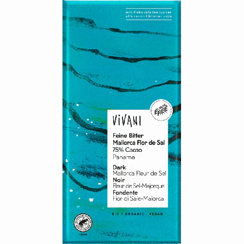 Vivani Mørk M. Mallorca Salt Økologisk | 80 g