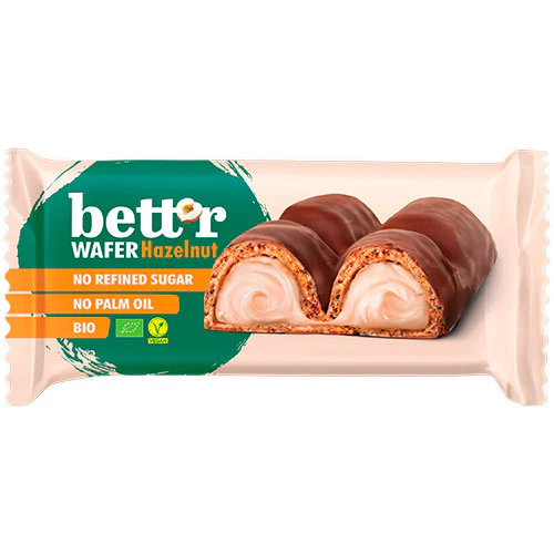 bett’r Wafer Økologisk | Hasselnød