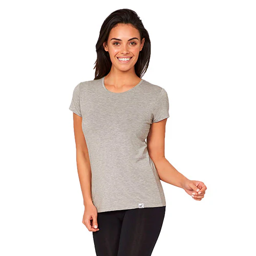Boody Women´s Crew Neck Light Marl | Str. L