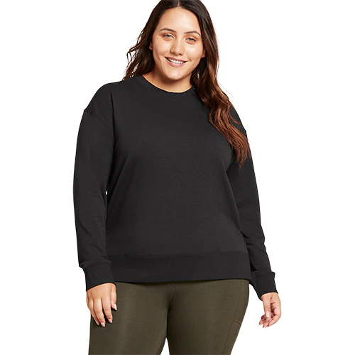 Boody Women´s Weekend Crew Pullover Sort | Str. S