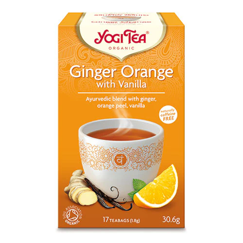 Yogi Te Økologisk | Ingefær Appelsin med Vanilje