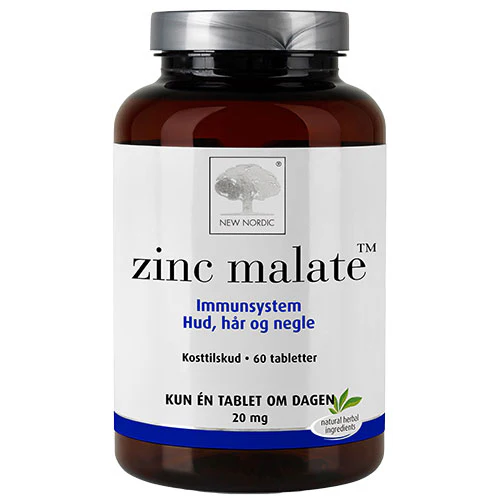 New Nordic Zinc Malate | 120 tabletter